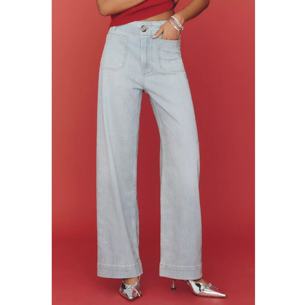 Maeve The Colette Full-Length Sparkle Jeans